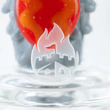 Empire Glass Works Rocket Ship Peak Top