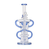 Human Grade 10.25" Straight Recycler Glass Water Pipe