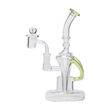 Human Grade Dualing Recycler Glass Rig Water Pipe