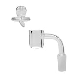 Human Grade 7.5" Recycler 45 (Triple Marble) Glass Rig Water Pipe